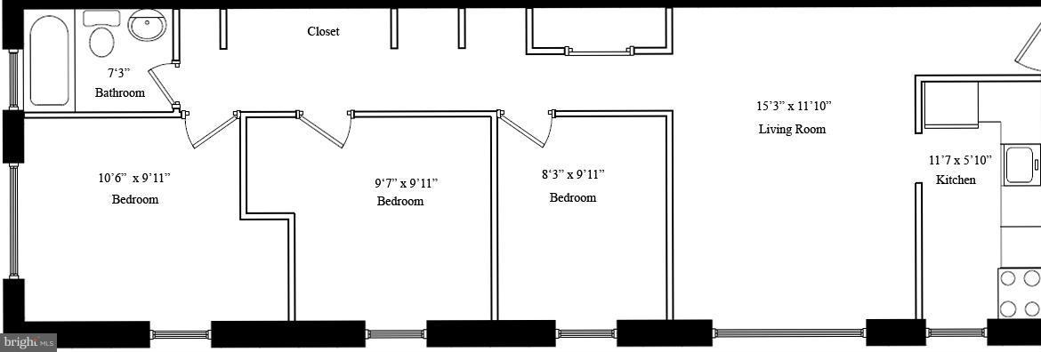 301 Anacostia Road Southeast, Unit 2 BEDROOM Washington, DC 20019 - Photo 12 of 19 Interior (General)