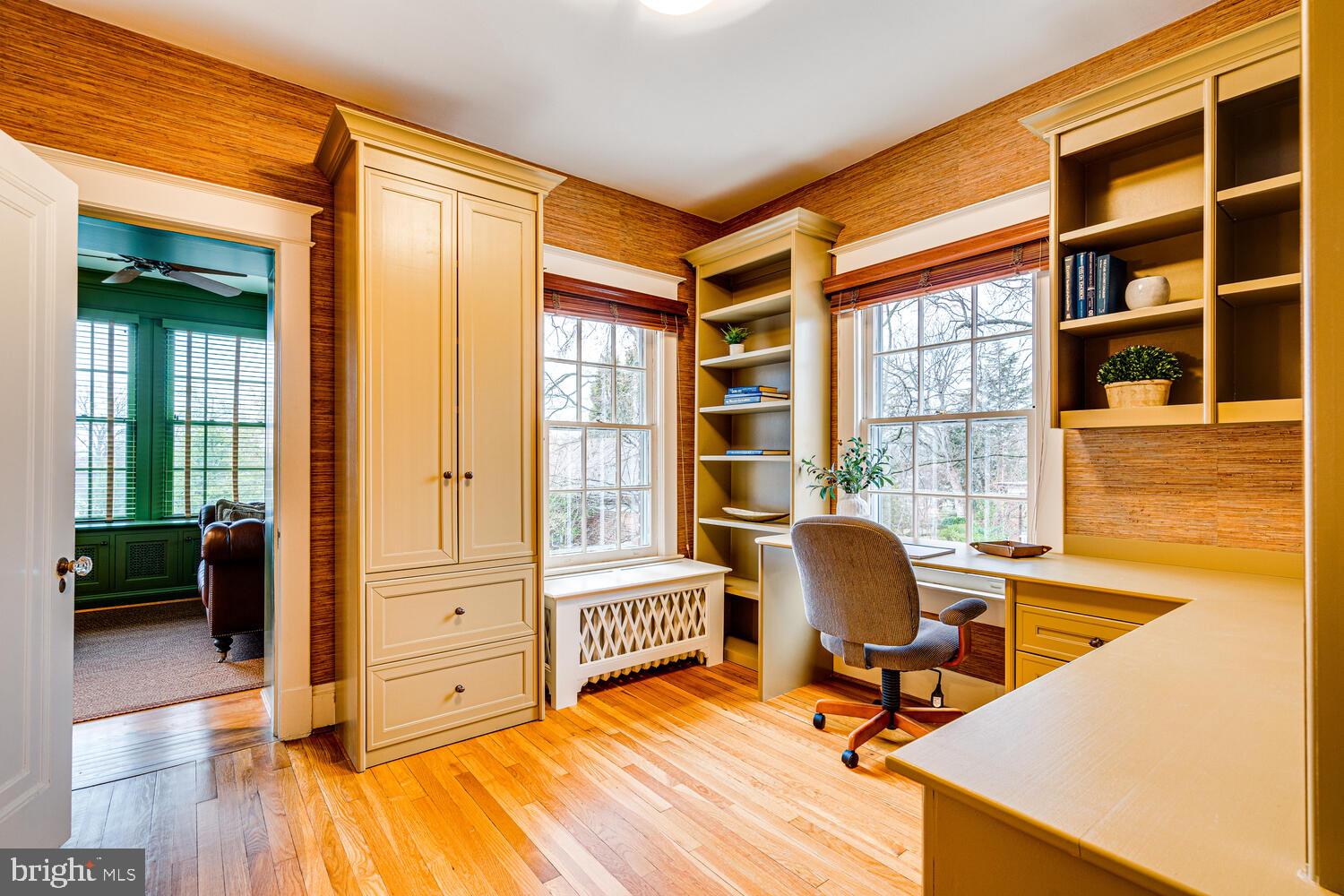 3512 Rittenhouse Street Northwest Washington, DC 20015 - Photo 11 of 132 a workspace with furniture and a window