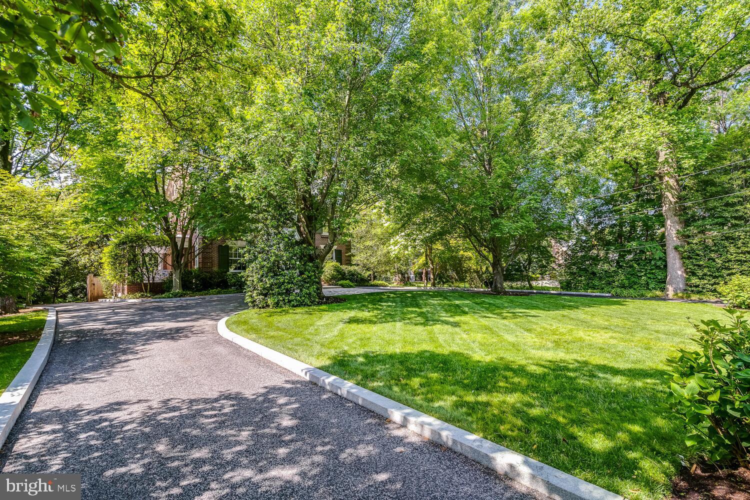 3512 Rittenhouse Street Northwest Washington, DC 20015 - Photo 16 of 132 a view of a backyard with large trees