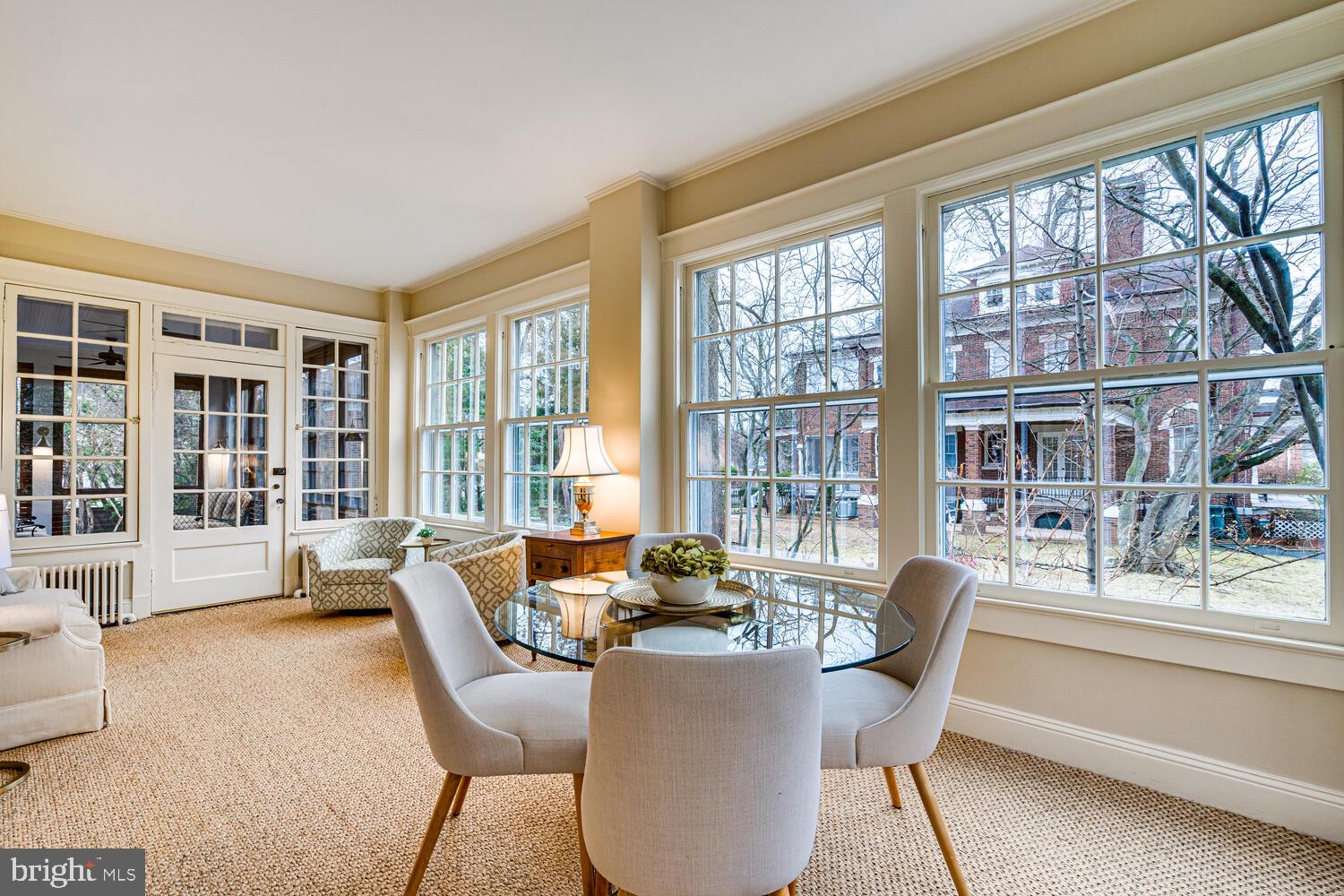 3512 Rittenhouse Street Northwest Washington, DC 20015 - Photo 24 of 132 a dining room with furniture water view and a large window