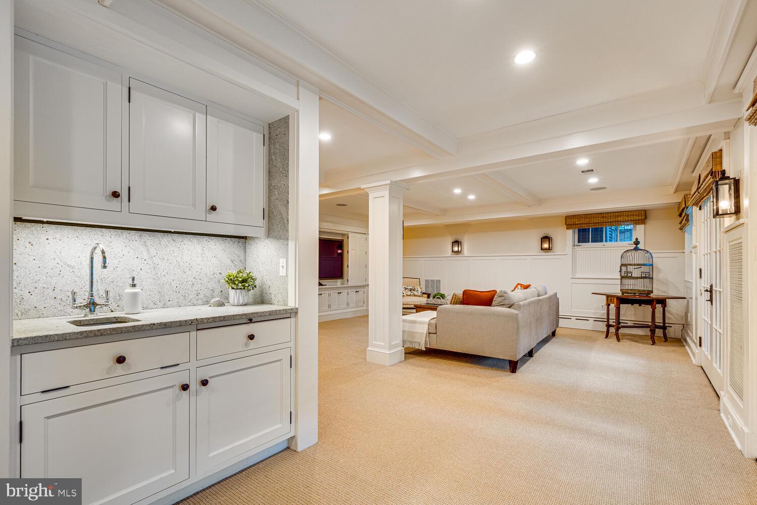 3512 Rittenhouse Street Northwest Washington, DC 20015 - Photo 84 of 132 a living room with furniture and white cabinets