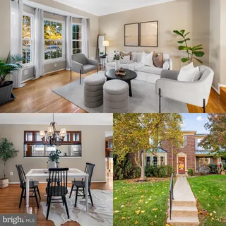 a living room with furniture and a garden