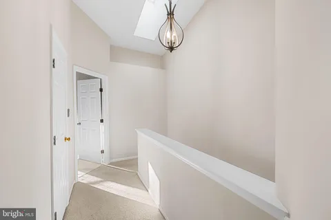 a view of small space with racks on the wall