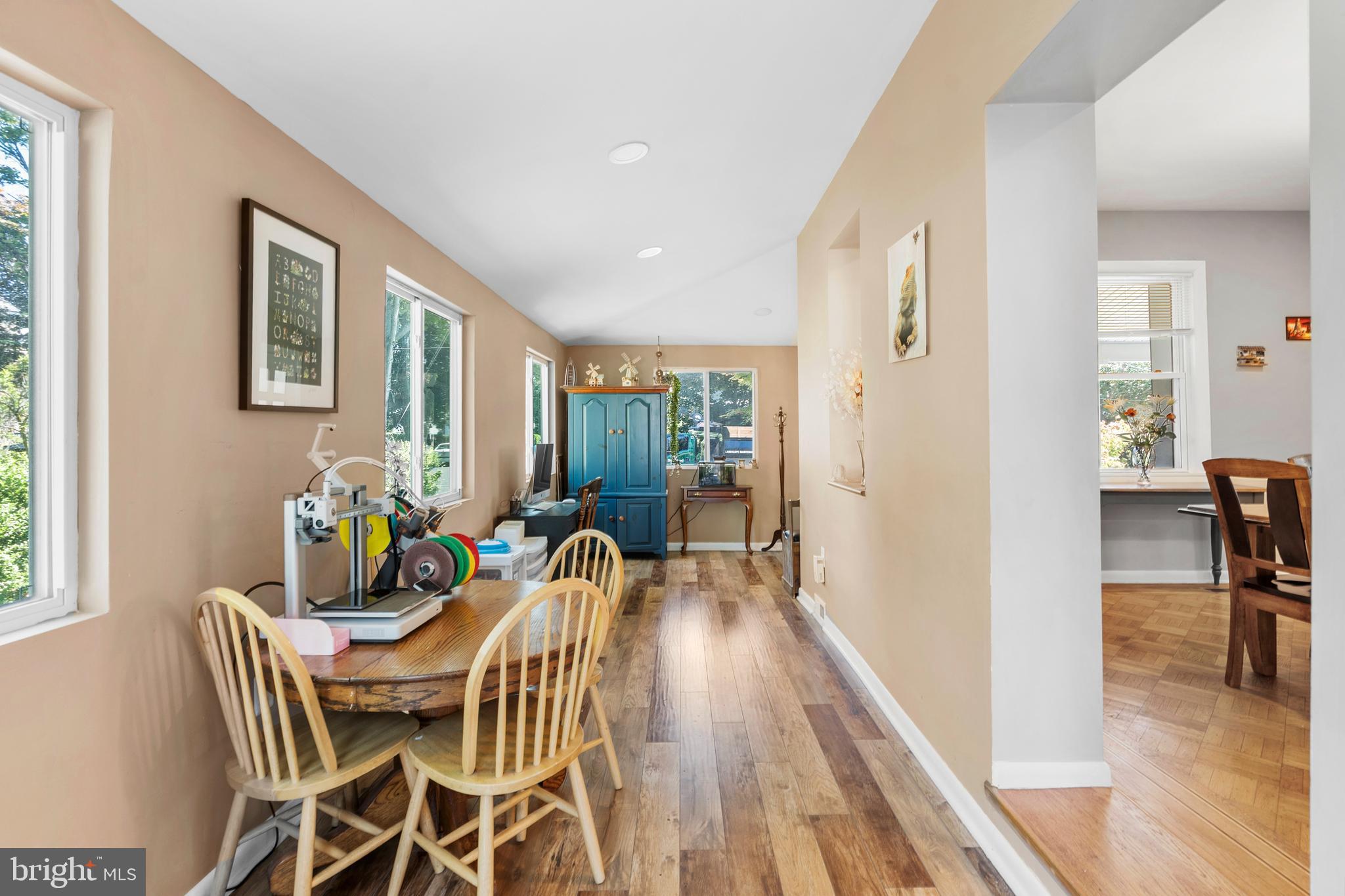 1118 Allston Road Havertown, PA 19083 - Photo 45 of 58 a view of a dining room with furniture and wooden floor