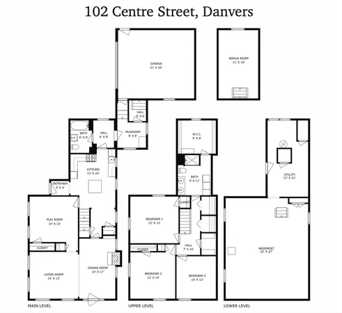 $805,000 | 102 Centre Street, Danvers, MA 01923
