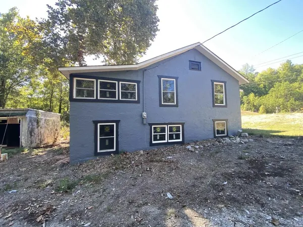 a house that has a tree in front of the house