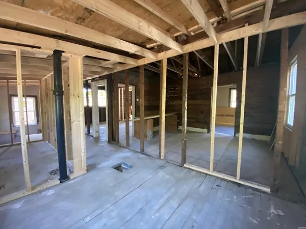 an entryway of a house