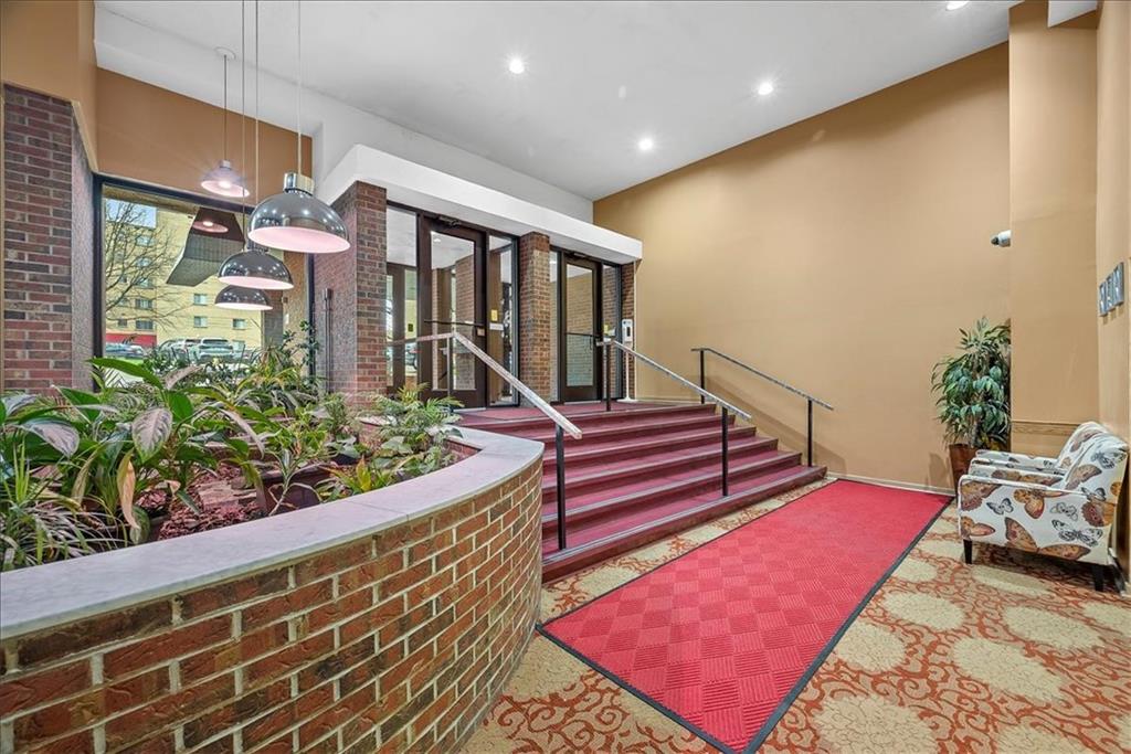 5 Bayard Road, Unit 617 Pittsburgh, PA 15213 - Photo 15 of 15 a balcony with furniture and a potted plant