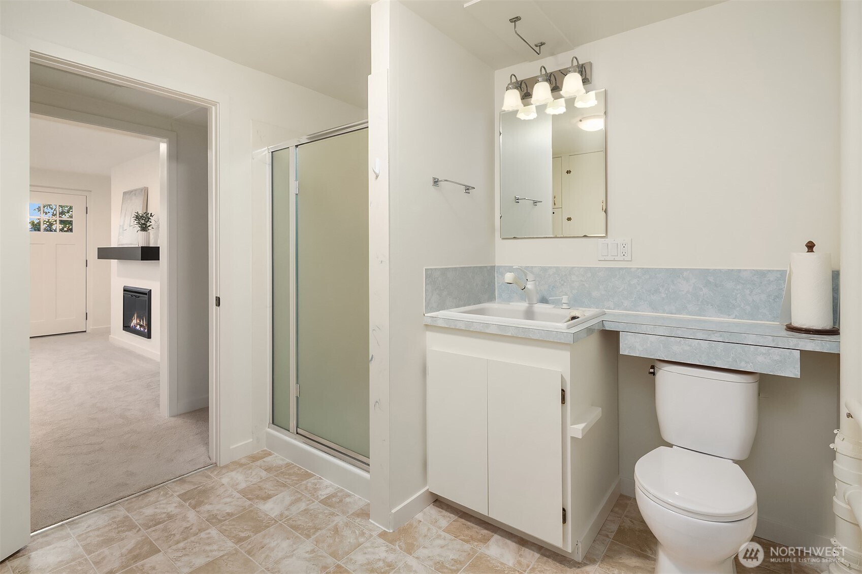 814 Dayton Street Edmonds, WA 98020 - Photo 27 of 36 a bathroom with a toilet sink and mirror