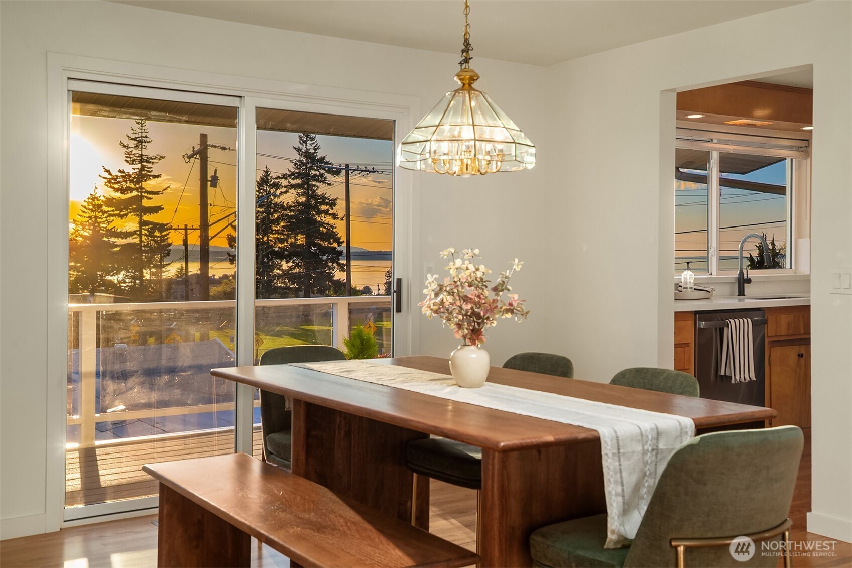 814 Dayton Street Edmonds, WA 98020 - Photo 10 of 36 a dining room with furniture a chandelier and window
