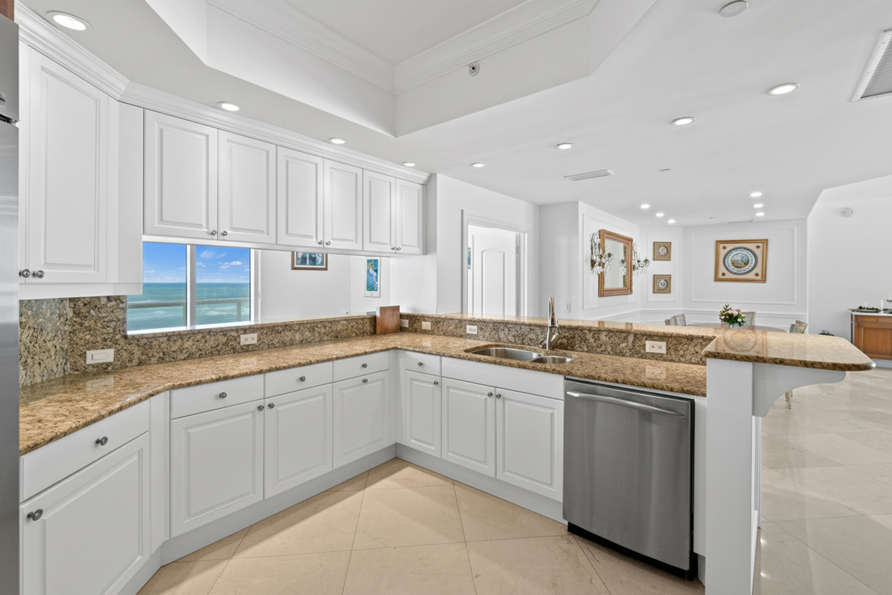 4600 North Ocean Drive, Unit 902 Singer Island, FL 33404 - Photo 20 of 79 Virtual Kitchen Painted White