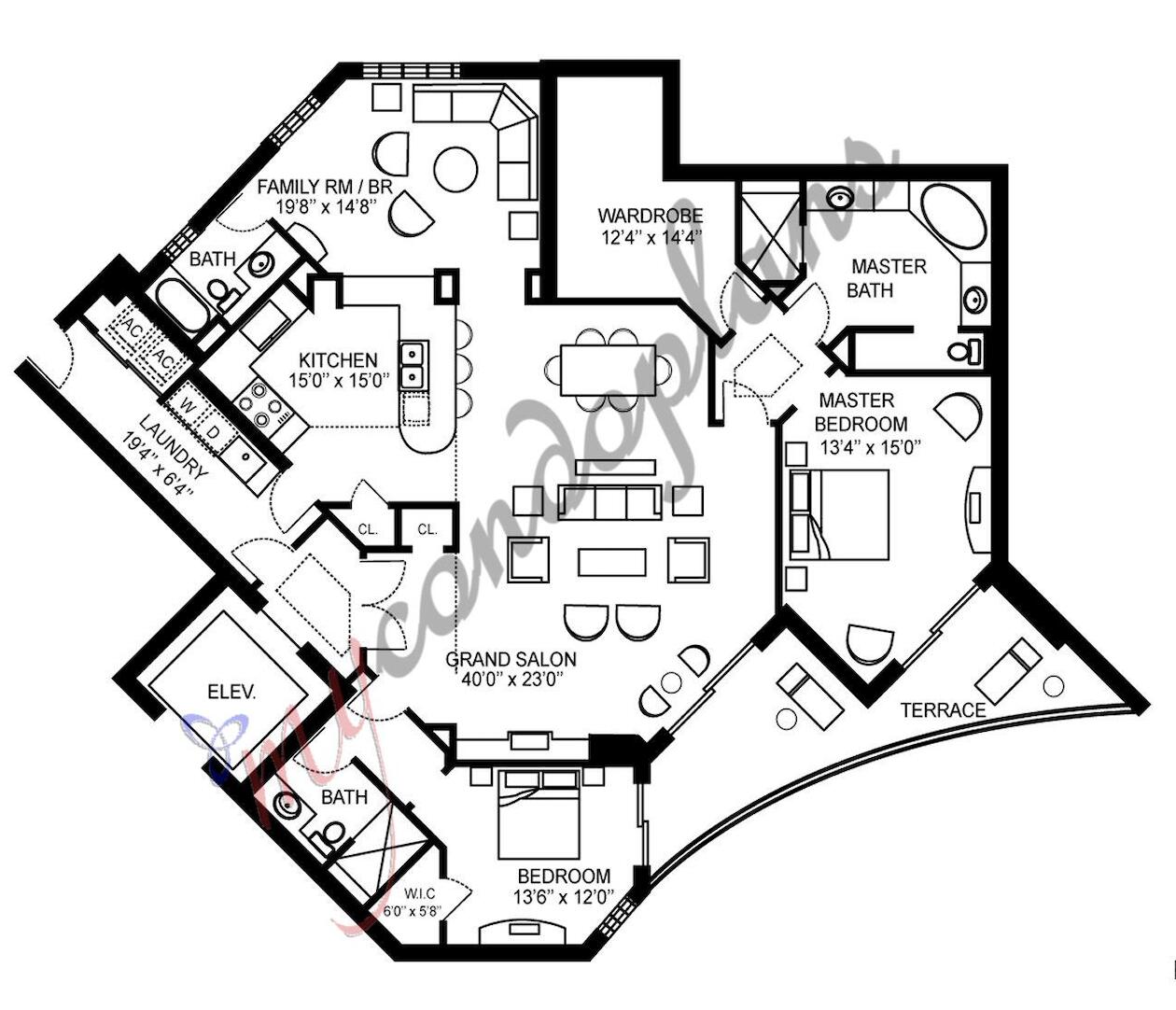 4600 North Ocean Drive, Unit 902 Singer Island, FL 33404 - Photo 79 of 79 Floor Plan 2 Stack