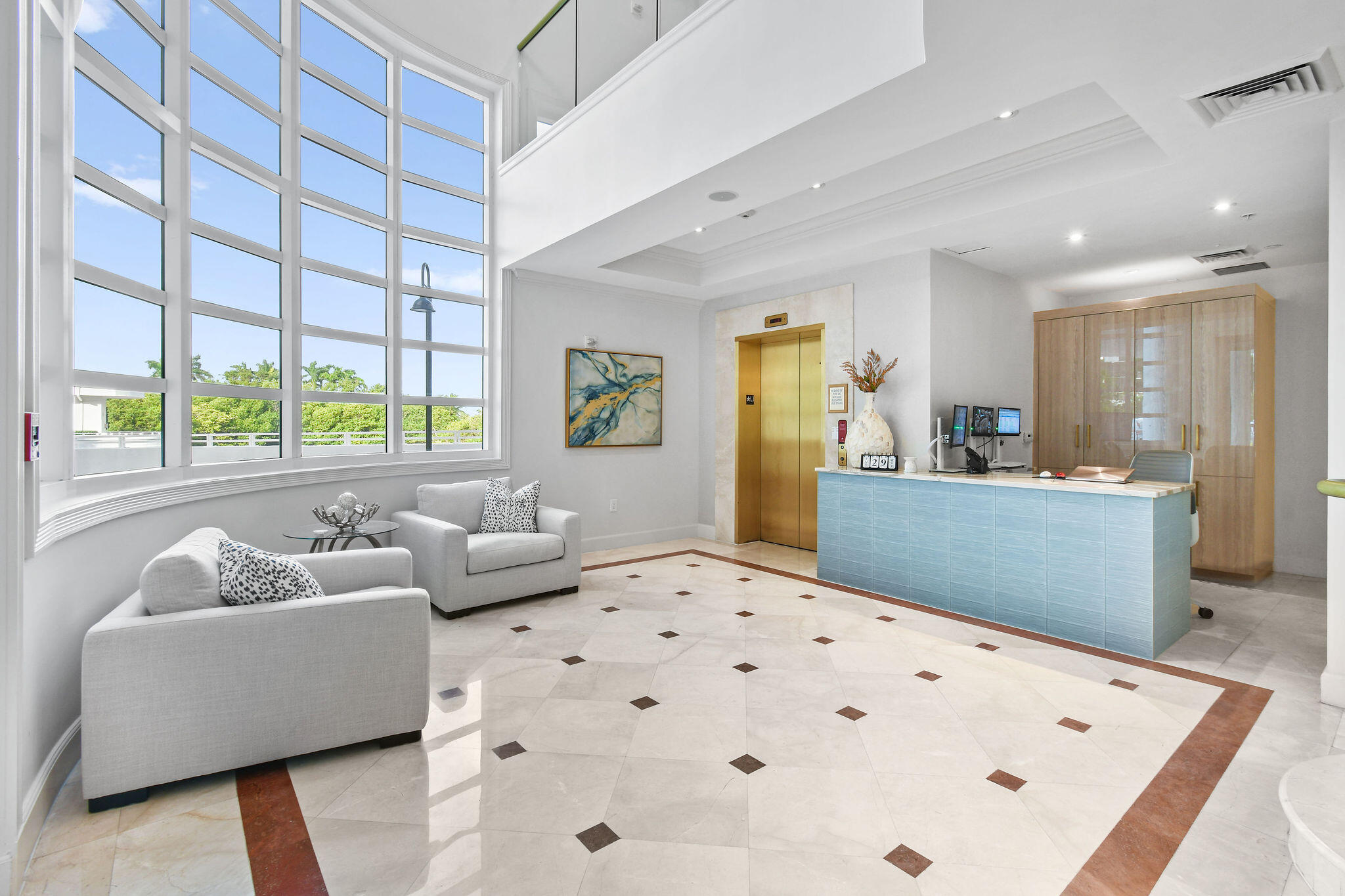 4600 North Ocean Drive, Unit 902 Singer Island, FL 33404 - Photo 61 of 79 Main Lobby Desk