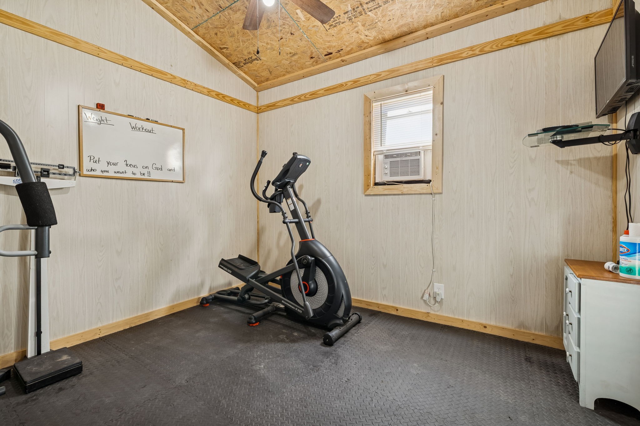 15 Switchboard Road Brush Creek, TN 38547 - Photo 54 of 60 a view of a room with gym equipment