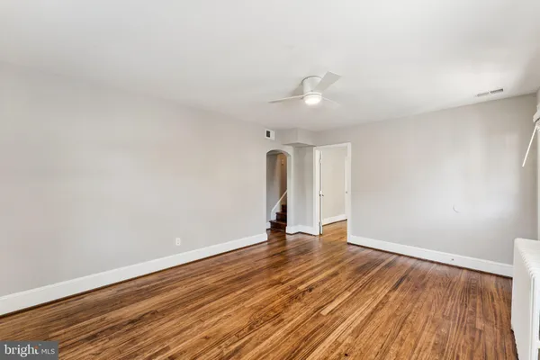 wooden floor in an empty room