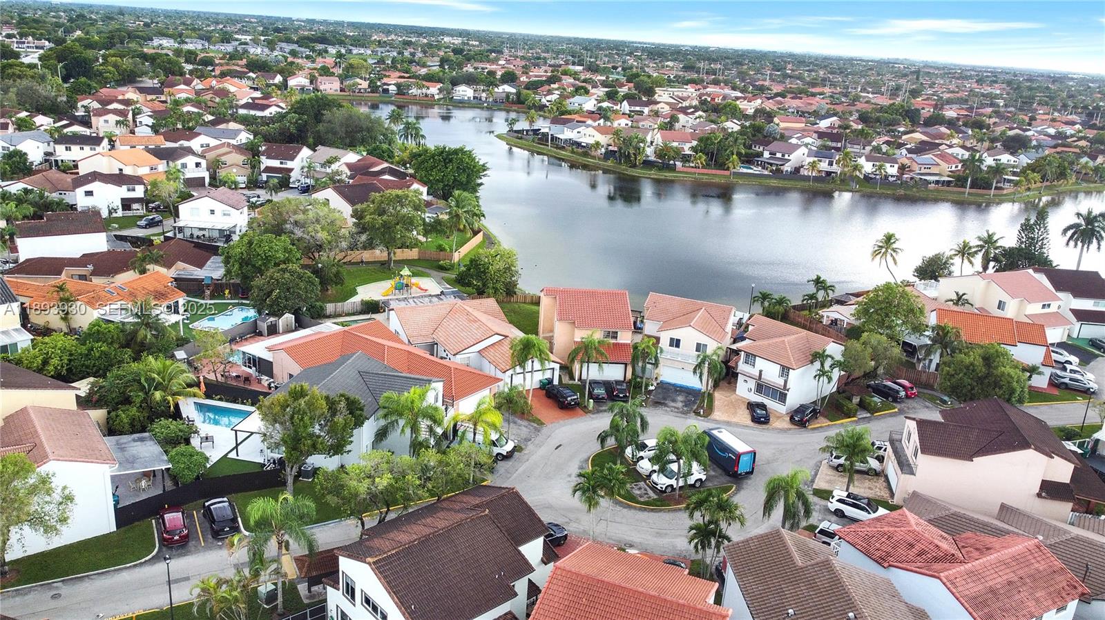 13246 Southwest 9th Terrace Miami, FL 33184 - Photo 27 of 34 an aerial view of a city with lake view
