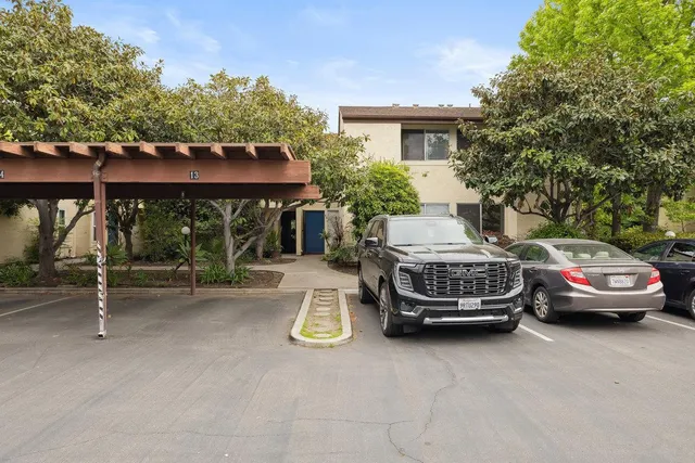 a car parked in front of house