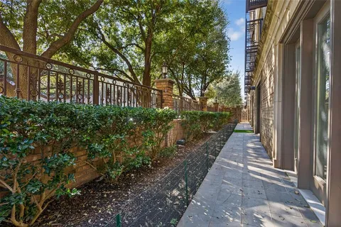 front view of a building with a yard