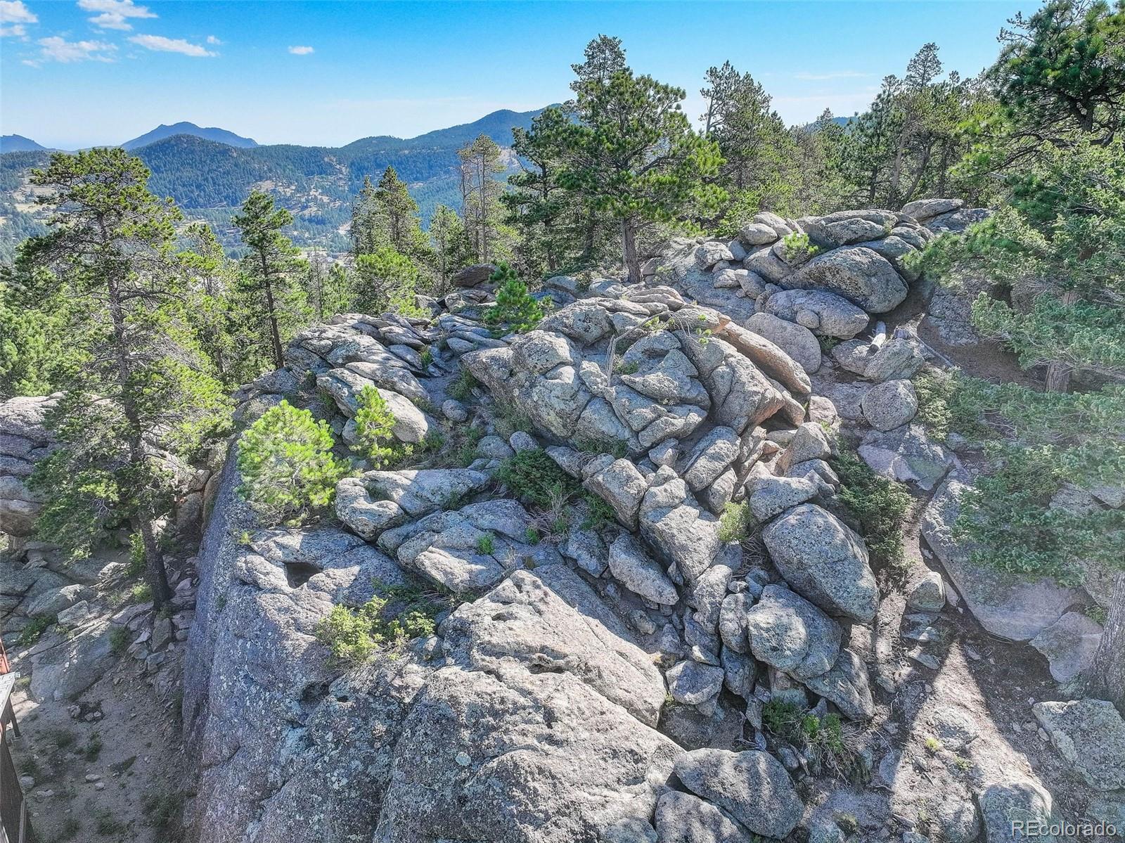 31911 Warrens Road Golden, CO 80403 - Photo 34 of 42 a view of a forest with mountains in the background