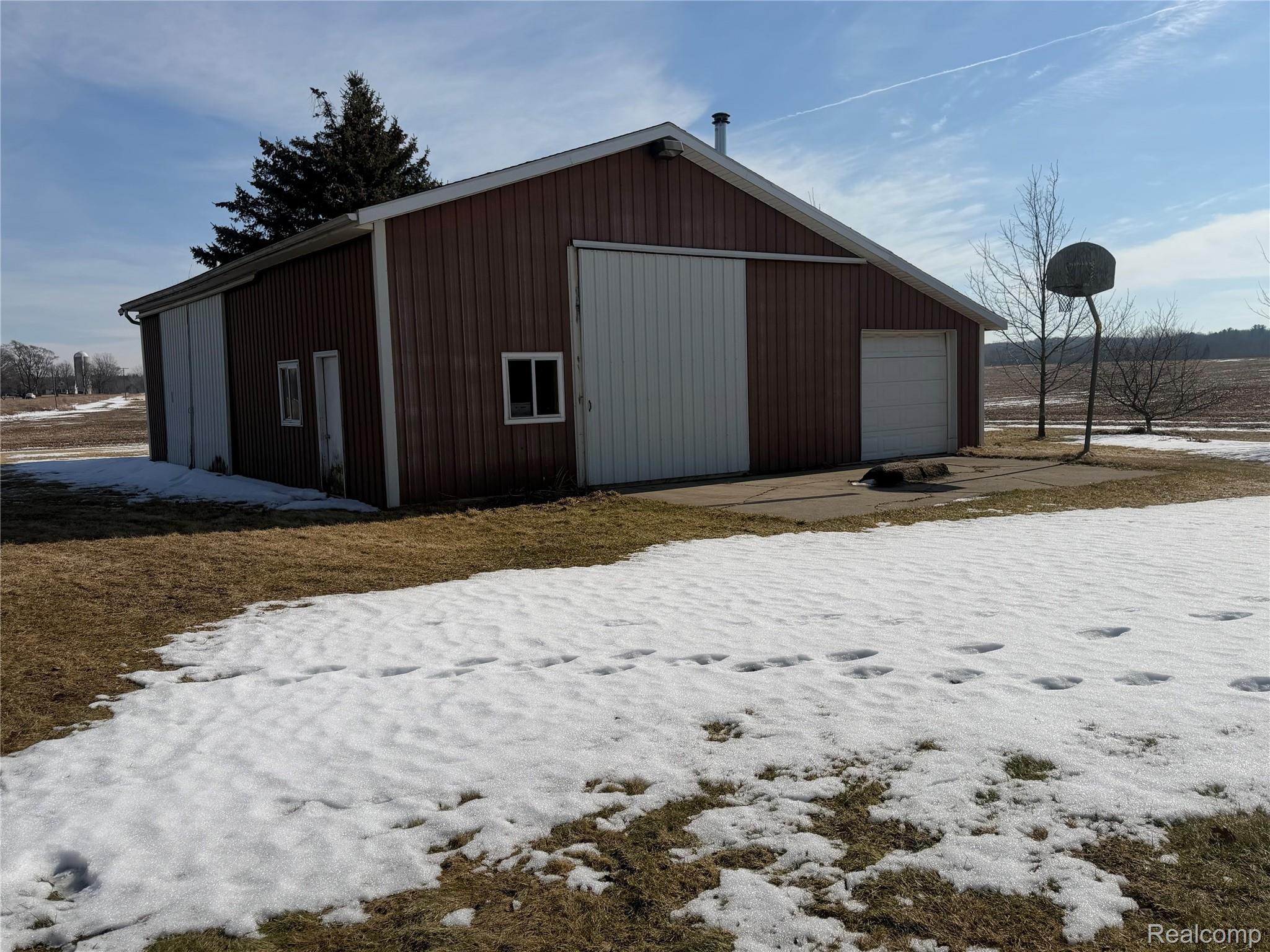 View of snow covered structure