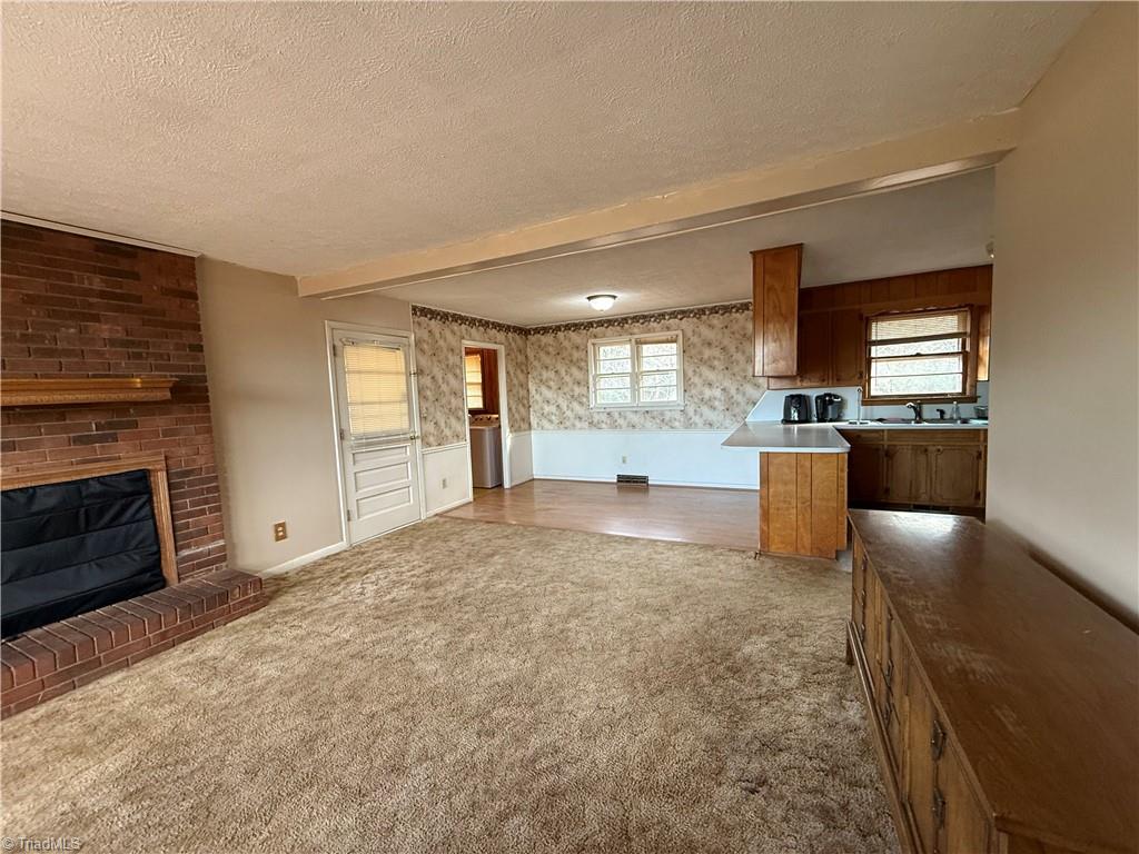 1257 Bethesda Church Road Ruffin, NC 27326 - Photo 6 of 15 Open Concept - view from the front door.