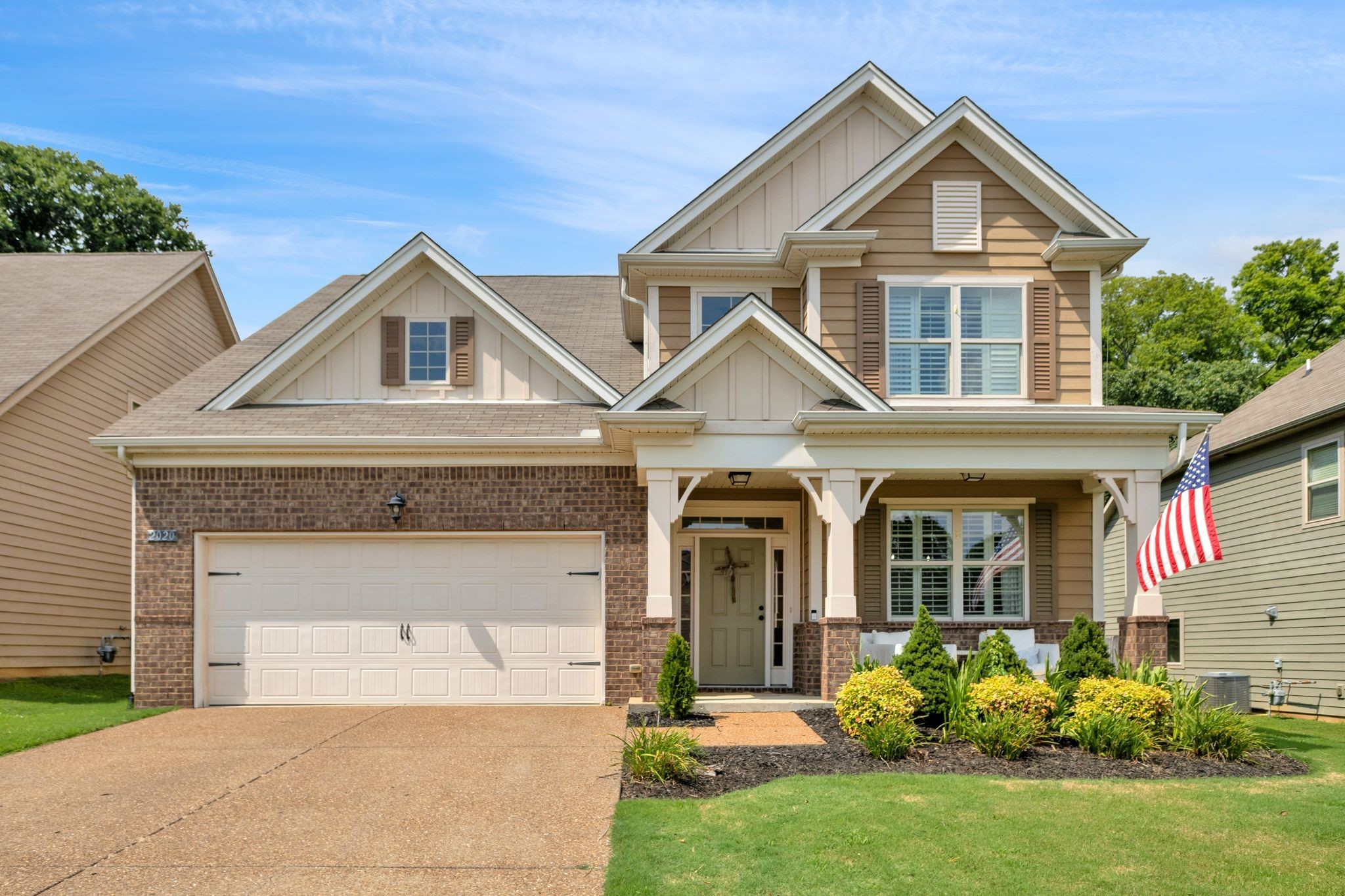 2020 Austin Drive Spring Hill, TN 37174 - Photo 2 of 40 front view of a house with a yard