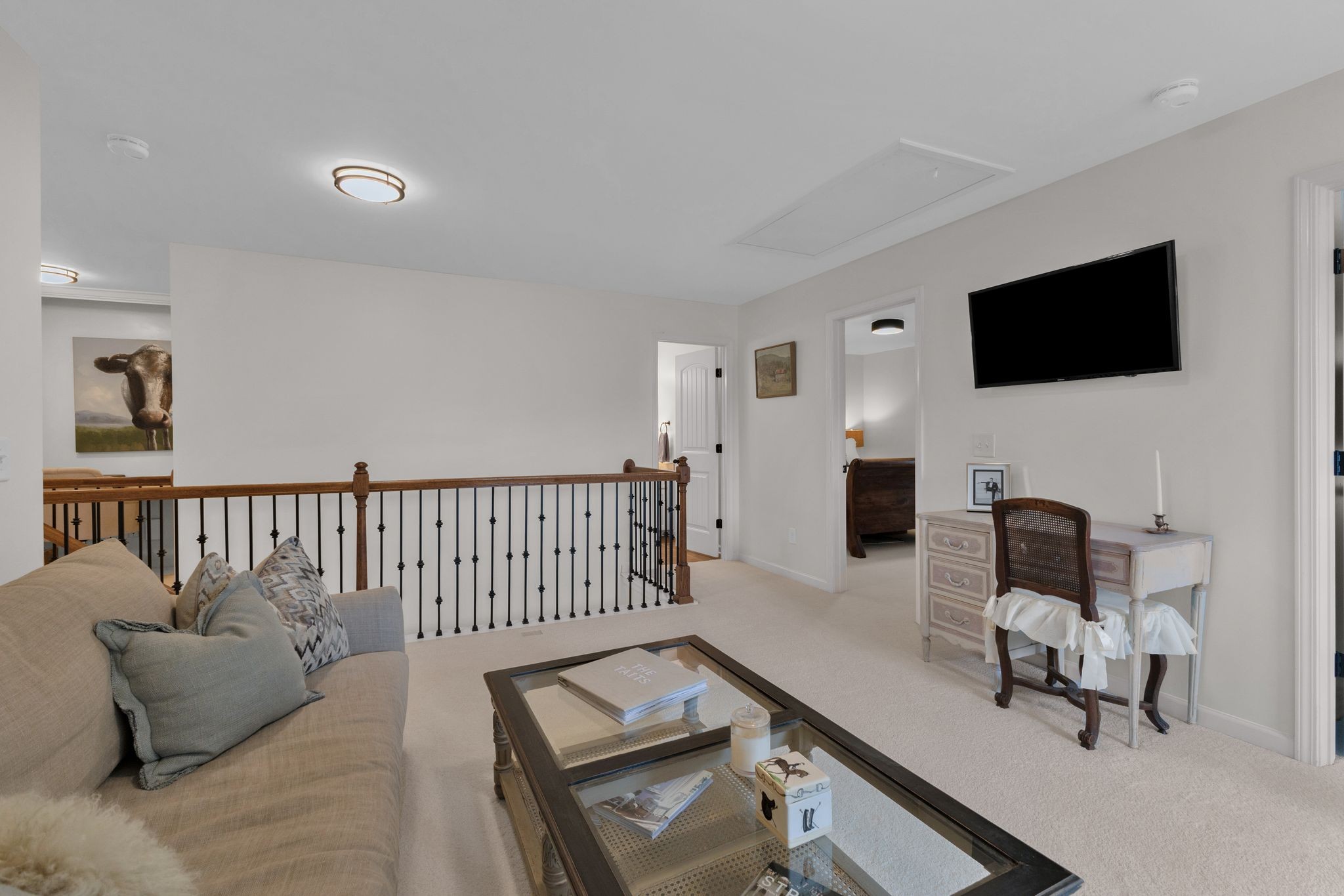 2020 Austin Drive Spring Hill, TN 37174 - Photo 29 of 40 a living room with furniture and a flat screen tv