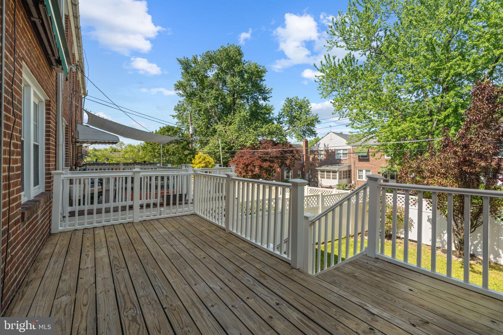 1855 Edgewood Road Towson, MD 21286 - Photo 24 of 29 Sunny deck with lush greenery views.