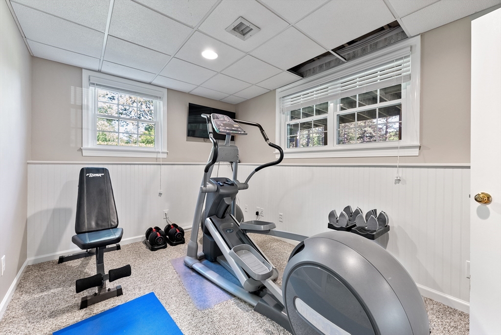 47 Deer Run Road West Springfield, MA 01089 - Photo 36 of 41 a view of a room with gym equipment