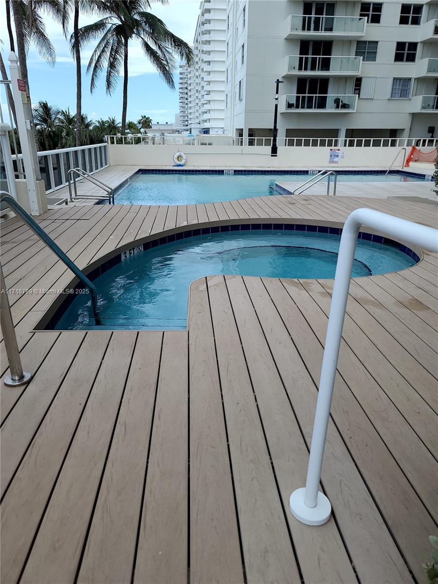 5757 Collins Avenue, Unit 1604 Miami Beach, FL 33140 - Photo 13 of 57 Jacuzzi and L Pool