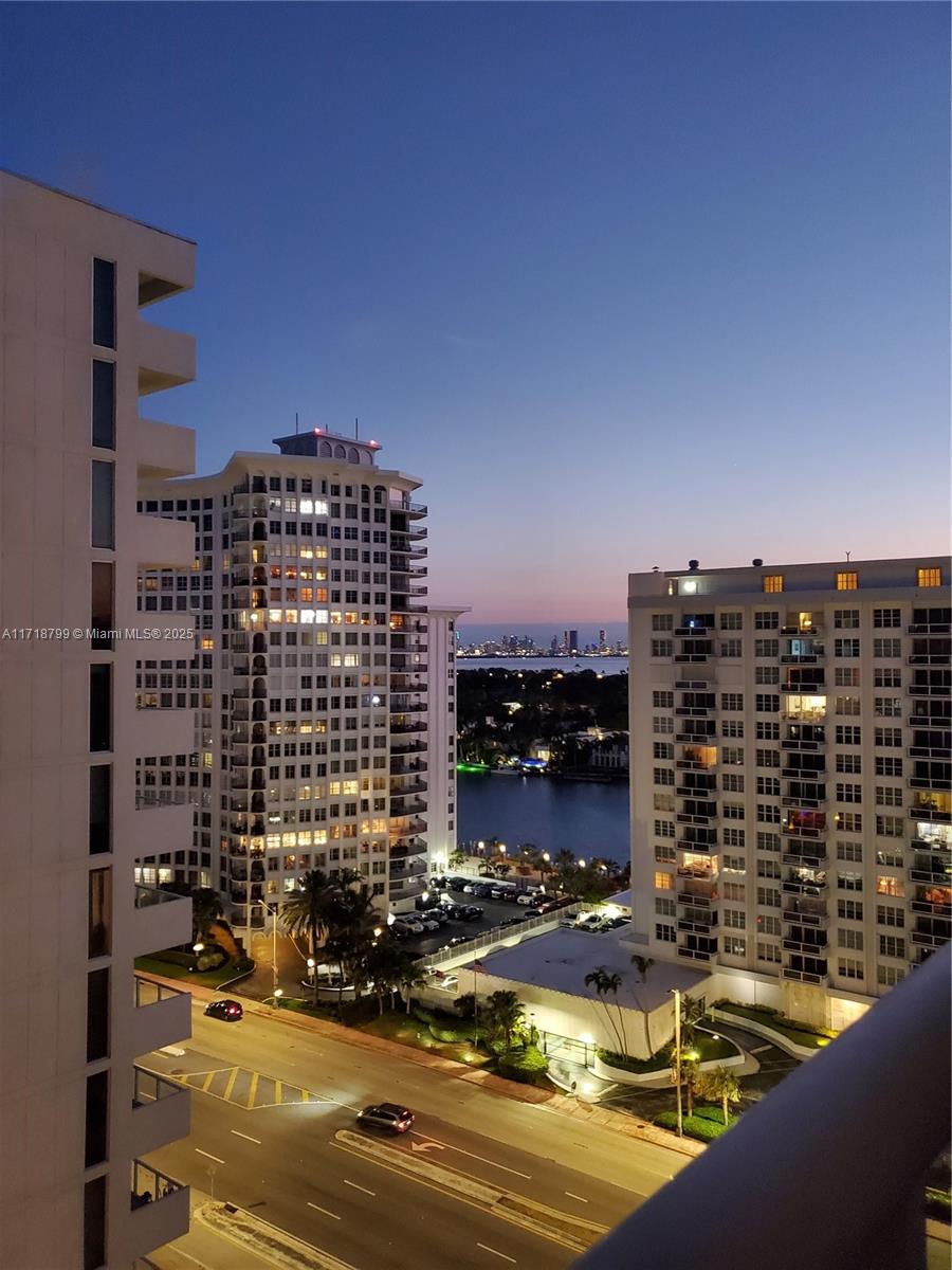 5757 Collins Avenue, Unit 1604 Miami Beach, FL 33140 - Photo 38 of 57 West view from the balcony
