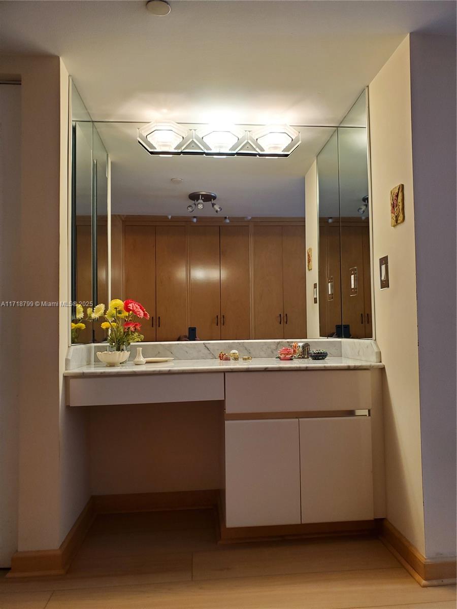 5757 Collins Avenue, Unit 1604 Miami Beach, FL 33140 - Photo 51 of 57 Vanity inside Master Bedroom