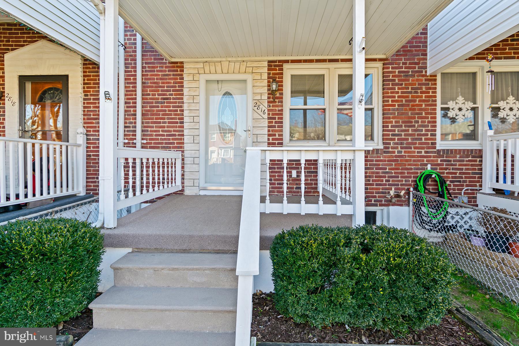 2816 Southbrook Road Baltimore, MD 21222 - Photo 2 of 24 Covered Front Porch