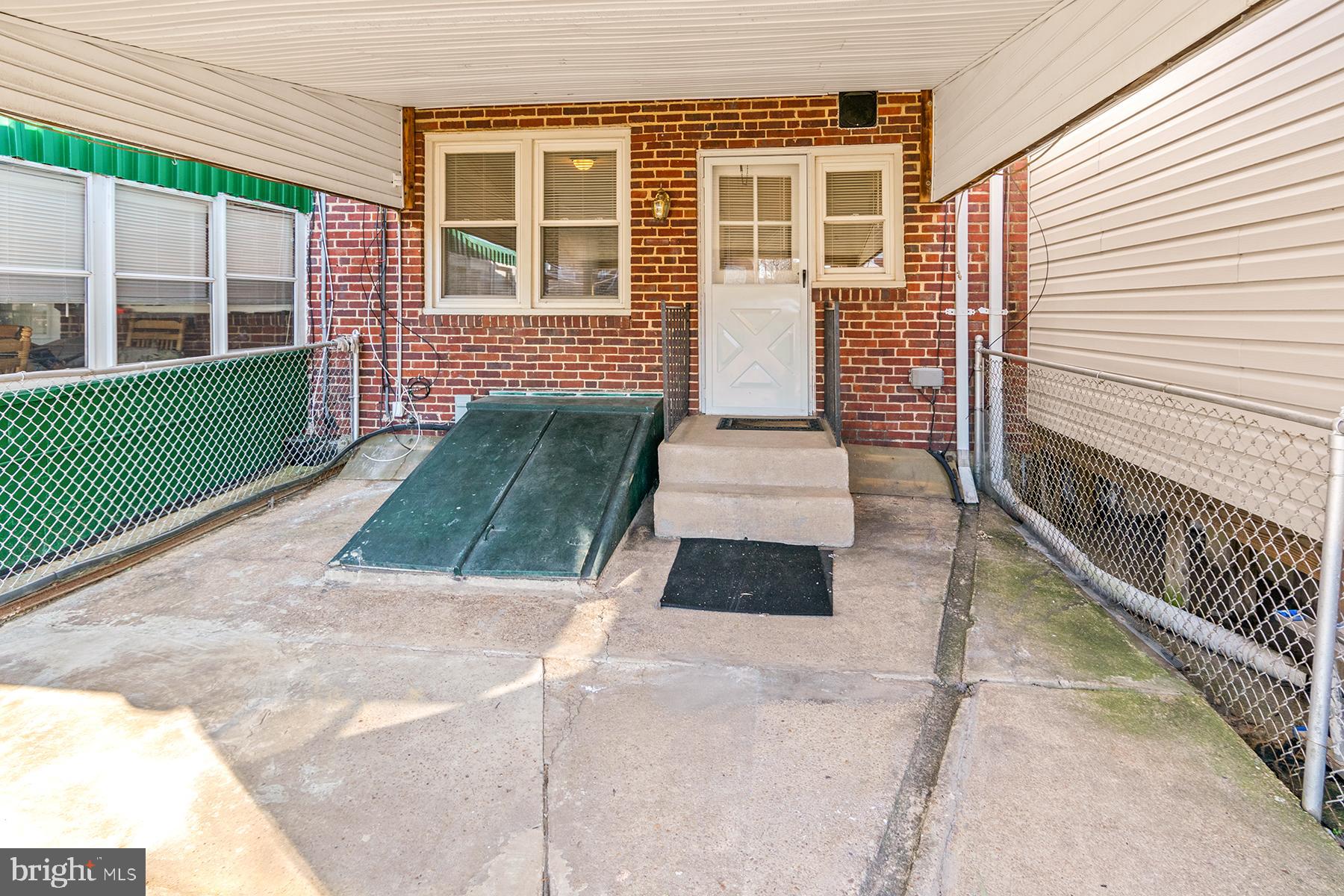 2816 Southbrook Road Baltimore, MD 21222 - Photo 14 of 24 Covered Rear Patio