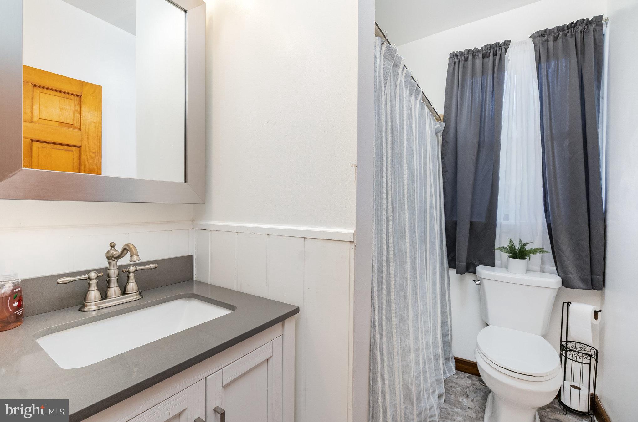 7401 Greenbank Road Baltimore, MD 21220 - Photo 36 of 58 a bathroom with a sink toilet and mirror