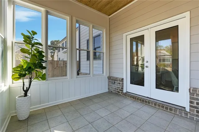a view of swimming pool with a yard