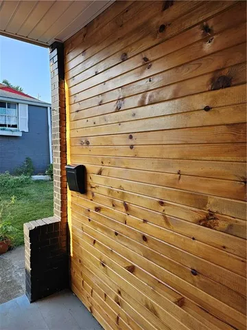 a view of outdoor space with garden