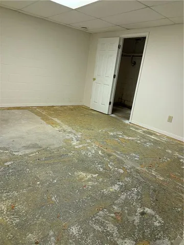 a view of an empty room