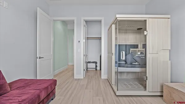 a view of bedroom with bathroom