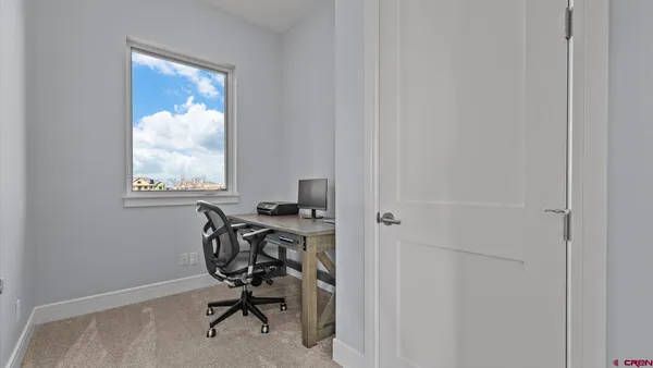a view of a workspace with a window