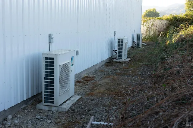 a view of a back yard of the house