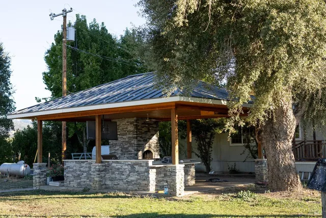 a view of outdoor space with yard