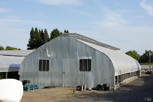 a view of a house with a balcony