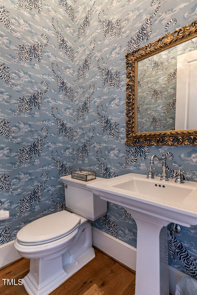 1324 Brooks Avenue Raleigh, NC 27607 - Photo 11 of 65 a bathroom with a sink and a toilet