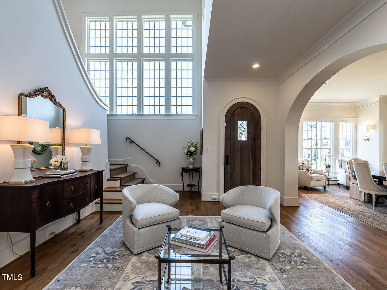 1324 Brooks Avenue Raleigh, NC 27607 - Photo 5 of 65 a living room with furniture and wooden floor