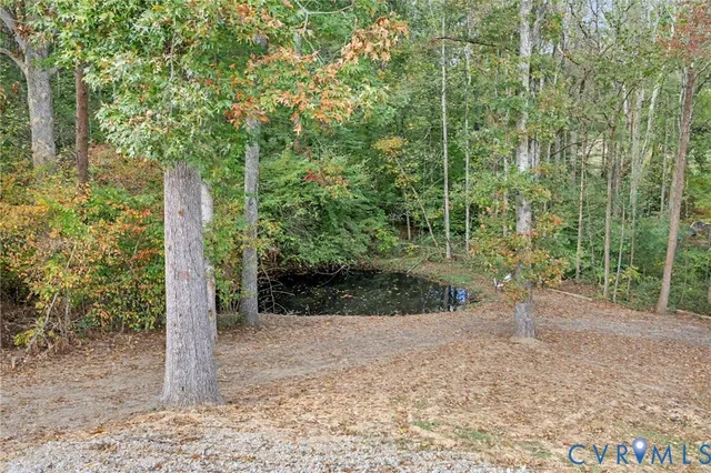 a view of a hallway with couches and wooden floor