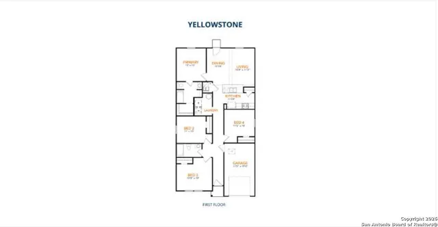 a picture of a floor plan
