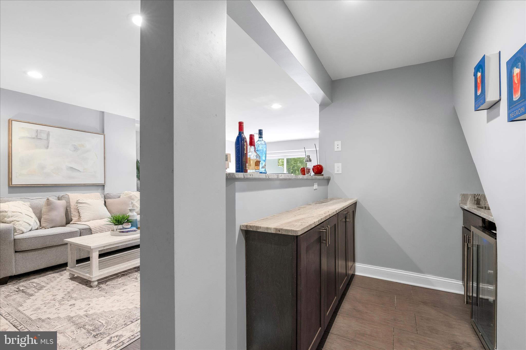 9110 Riverhill Road Laurel, MD 20723 - Photo 41 of 50 Basement Wet Bar