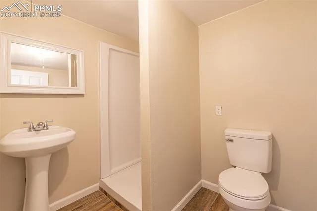 a backyard of a house with plants and a garden