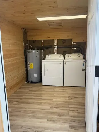 a view of a storage & utility room